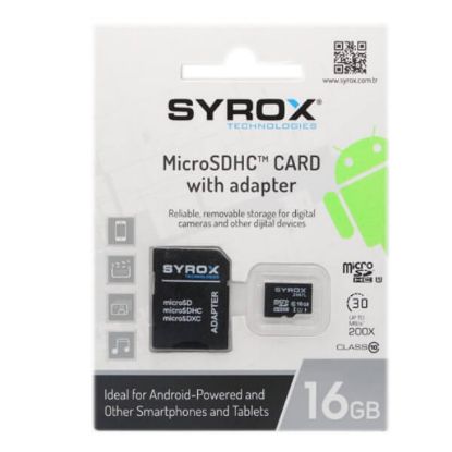 16Gb Syrox MicroSD Hafıza Kartı resmi