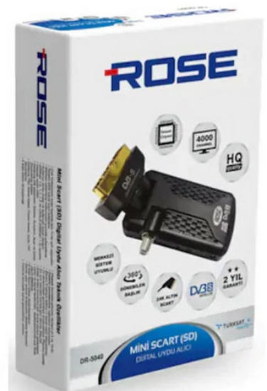 Elektro Master Mini Scart Uydu Alıcı (SD) — Kompakt Tasarım, Kolay Kurulum resmi