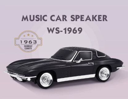 Everton RT-1956 Bluetooth Araba Hoparlörü — Nostaljik Arabalı Tasarım, FM/USB/TF/AUX Desteği resmi