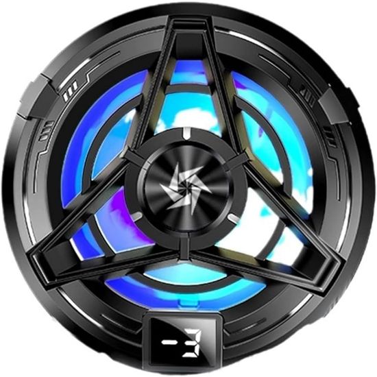 Fioplus SL-17 RGB Manyetik Telefon Soğutucu Fan — 5V/2A, 7 Katlı Soğutma & Sessiz Çalışma resmi