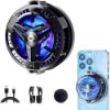 Fioplus SL-17 RGB Manyetik Telefon Soğutucu Fan — 5V/2A, 7 Katlı Soğutma & Sessiz Çalışma resmi