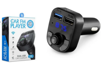 Subzero FM65 Bluetooth / USB FM Transmitter — Çift USB, Eller Serbest & Boş Frekans Tespiti resmi