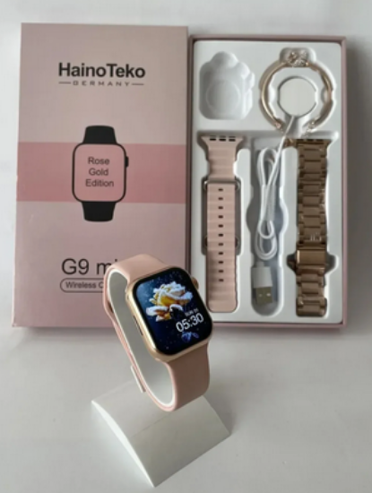 G9 Mini Akıllı Saat Seti (Bayan) — Şık Tasarım & Bileklik Hediyeli resmi