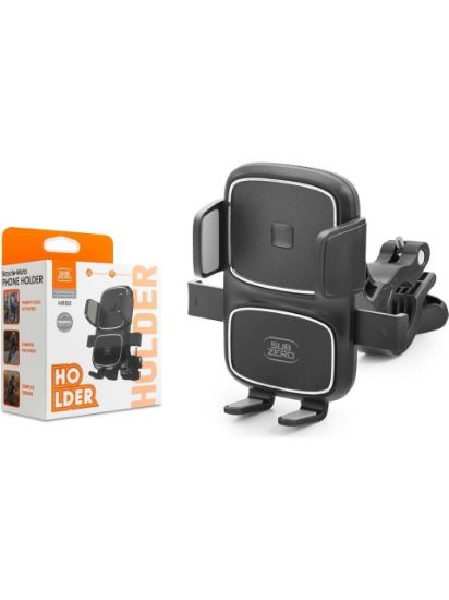 Subzero HR80 Motosiklet Telefon Tutucu — 360° Dönebilen, Sağlam Keçe & Pedli Kavrayış resmi