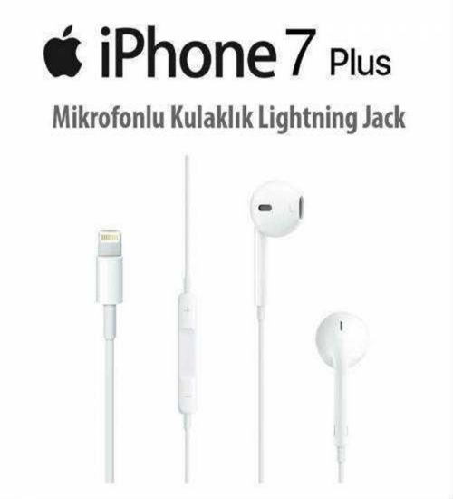 W-X HF870 Lightning iPhone Kulaklığı — 7G Uyumlu Kulakiçi + Mikrofon resmi