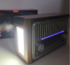 KTF-1652 Güneş Enerjili Nostaljik Radyo / Solar Hoparlör — AM / FM / USB / TF Kart + LED Fener resmi