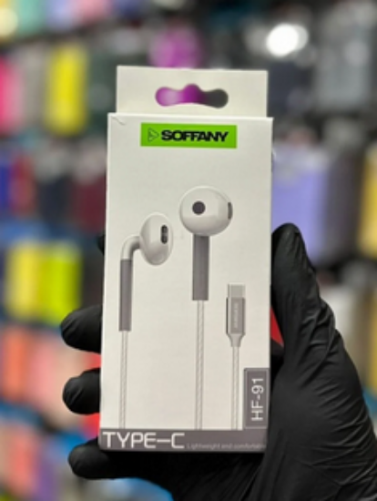 Soffany HF-91 Type-C Kablolu Stereo Kulaklık — Mikrofonlu resmi