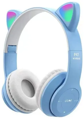 Subzero SW88 Kedicik Bluetooth Kulaklık — Renkli & Işıklı Kedi Kulak Tasarımı resmi