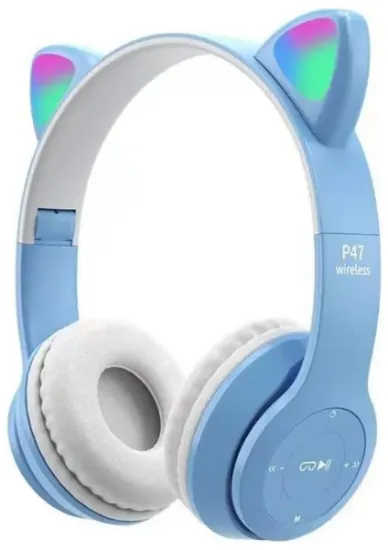 Subzero SW88 Kedicik Bluetooth Kulaklık — Renkli & Işıklı Kedi Kulak Tasarımı resmi