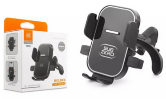 Subzero HR88 — Izgara Kancalı 360° Döner Araç Telefon Tutucu resmi