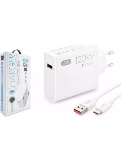 Subzero SG38 — 120 W Type-C Kablolu Hızlı Şarj Adaptörü resmi