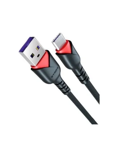 Syrox C92 Type-C (2.0A) Hızlı Şarj & Data Kablosu resmi
