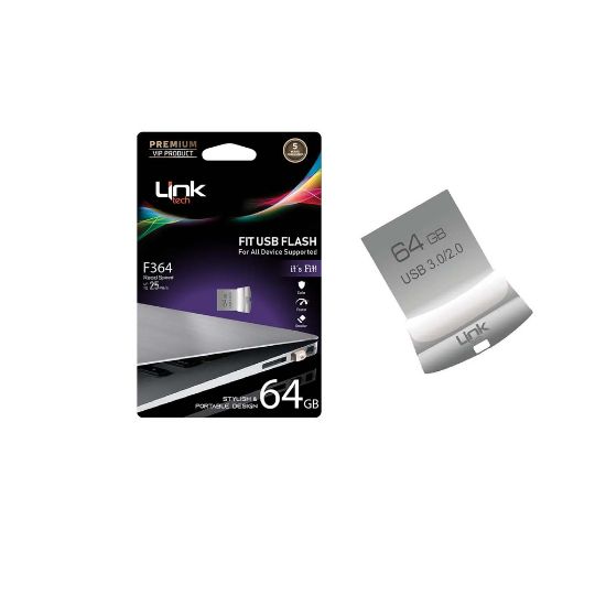 Linktech LUF-F364 Premium Fit 64 GB Flash Bellek resmi