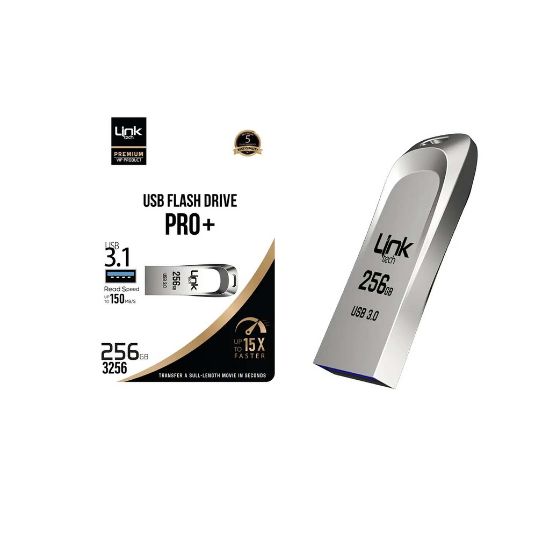 Linktech LUF-3256 Premium Pro Plus 150 MB/s USB 3.1 256 GB Flash Bellek resmi