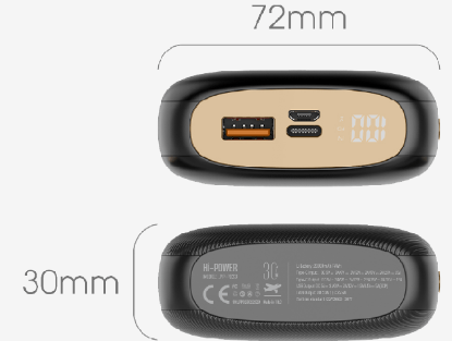 Premium 20000 mAh 30W LCD Ekranlı PowerBank (LPP-PD23) resmi