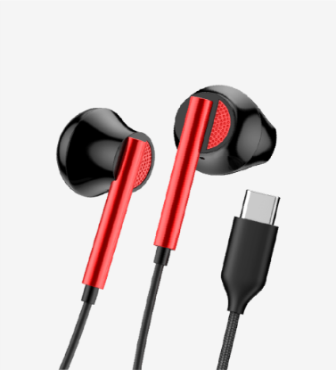 Mikrofonlu Yüksek Baslı Kulak İçi Kablolu Kulaklık (Type-C) (LHF-H65) resmi